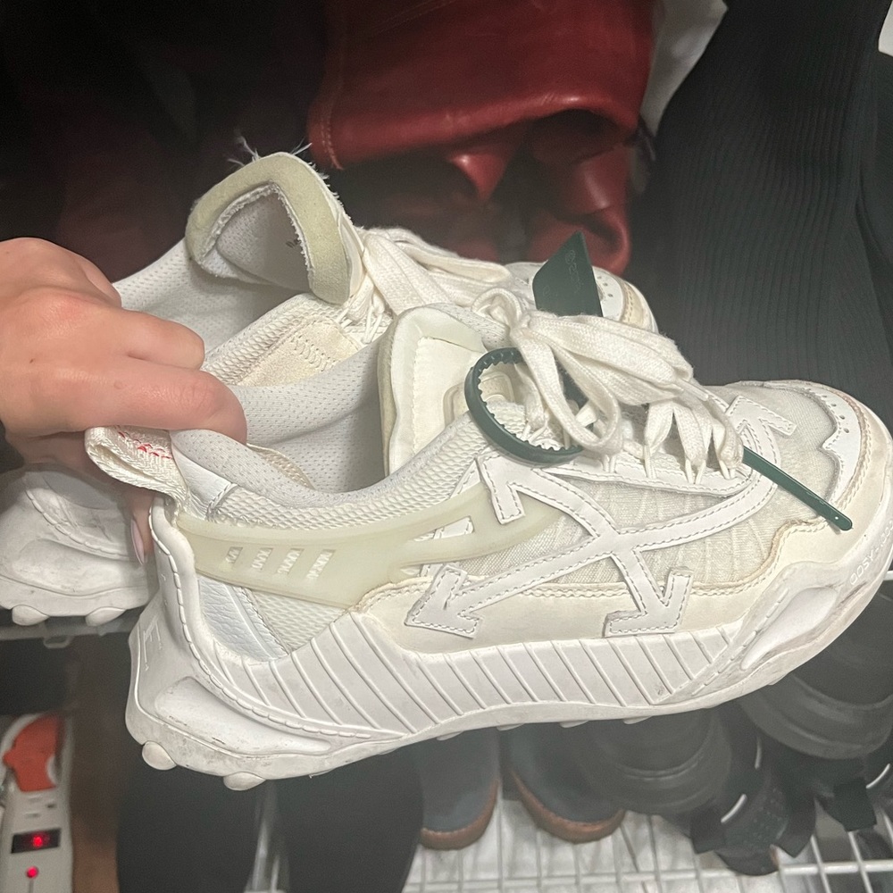 Off white sneakers